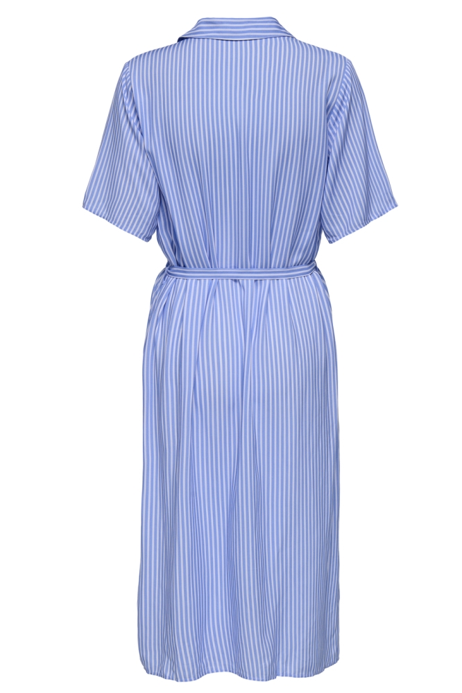 ONLYASMIN S/S SHIRT DRESS WVN 15357241 Provence/YASSI WHITE